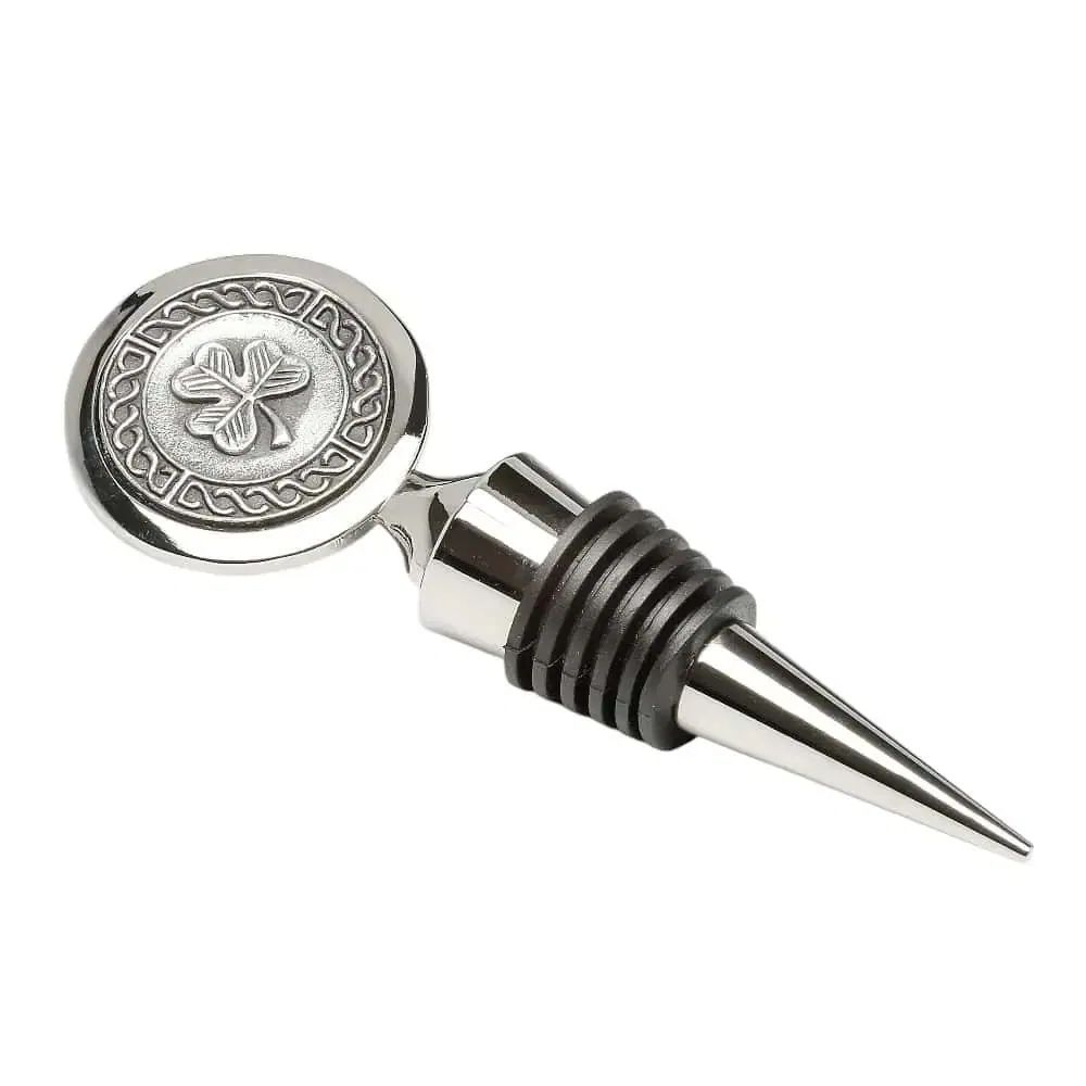 Shamrock Wine Stopper – Handmade in Ireland - Accessories - Image 1