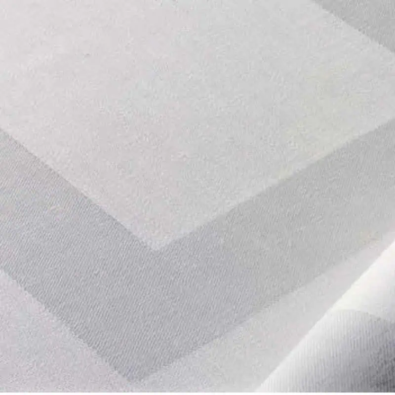 Irish Linen Table Napkins – Set of 4 with Woven Stripe Border - For the Home