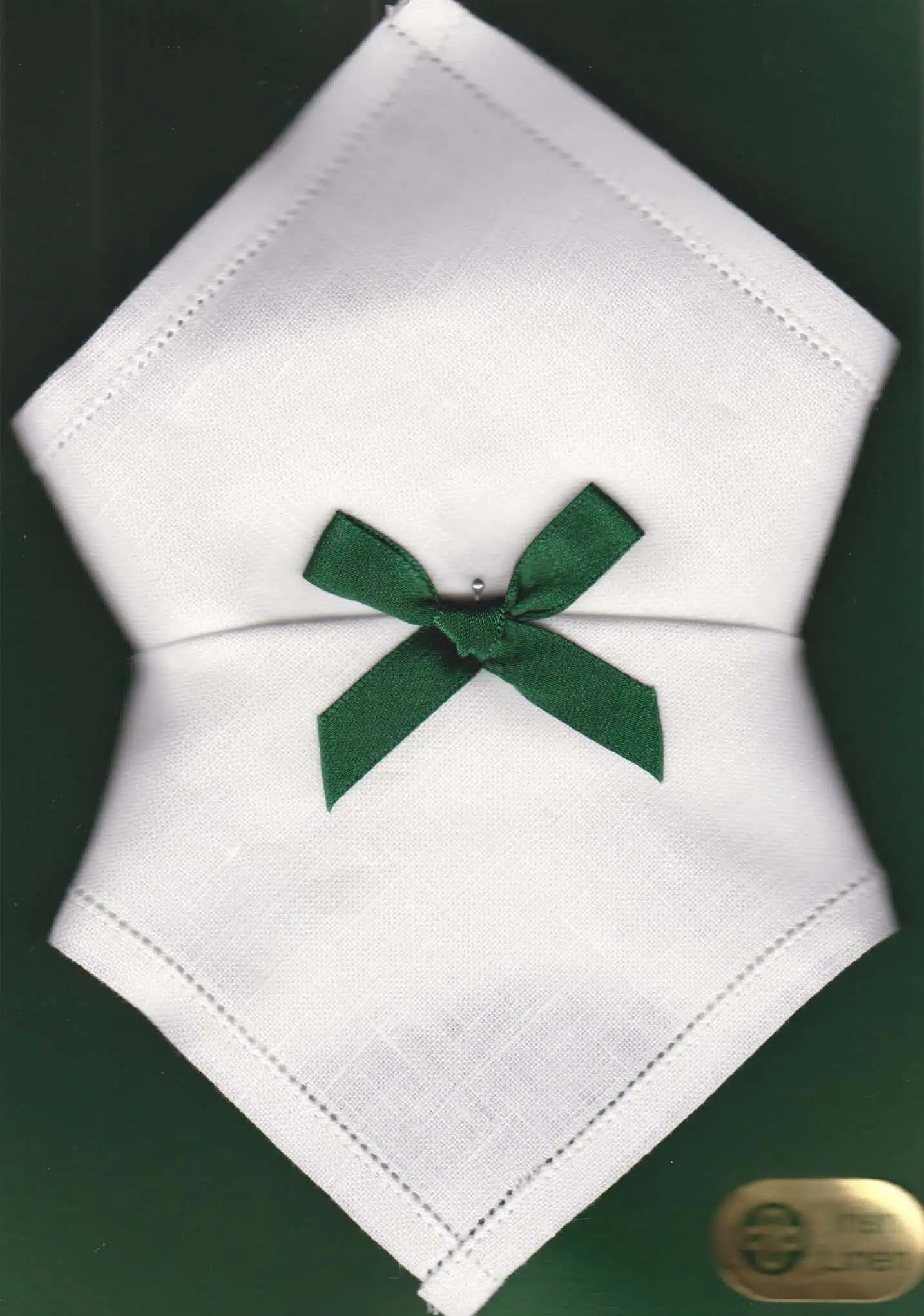 Irish Linen Womans Handkerchief - Plain Edge - 2 Pack - Baby & Christening Gifts