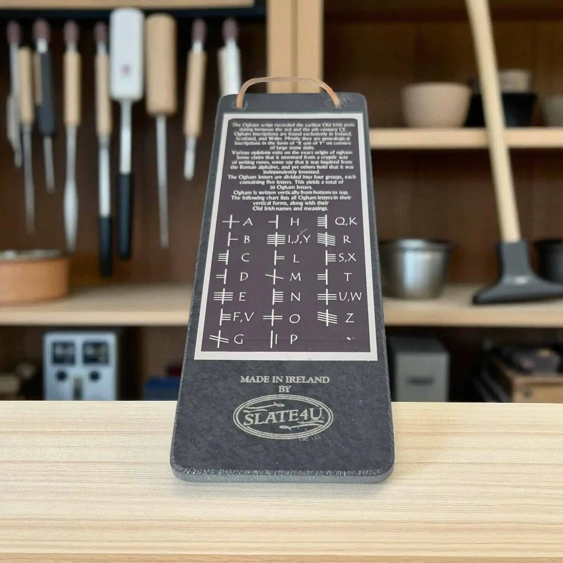 Irish Slate Ogham Plaque – Fáilte (Welcome) - Accessories - Image 1