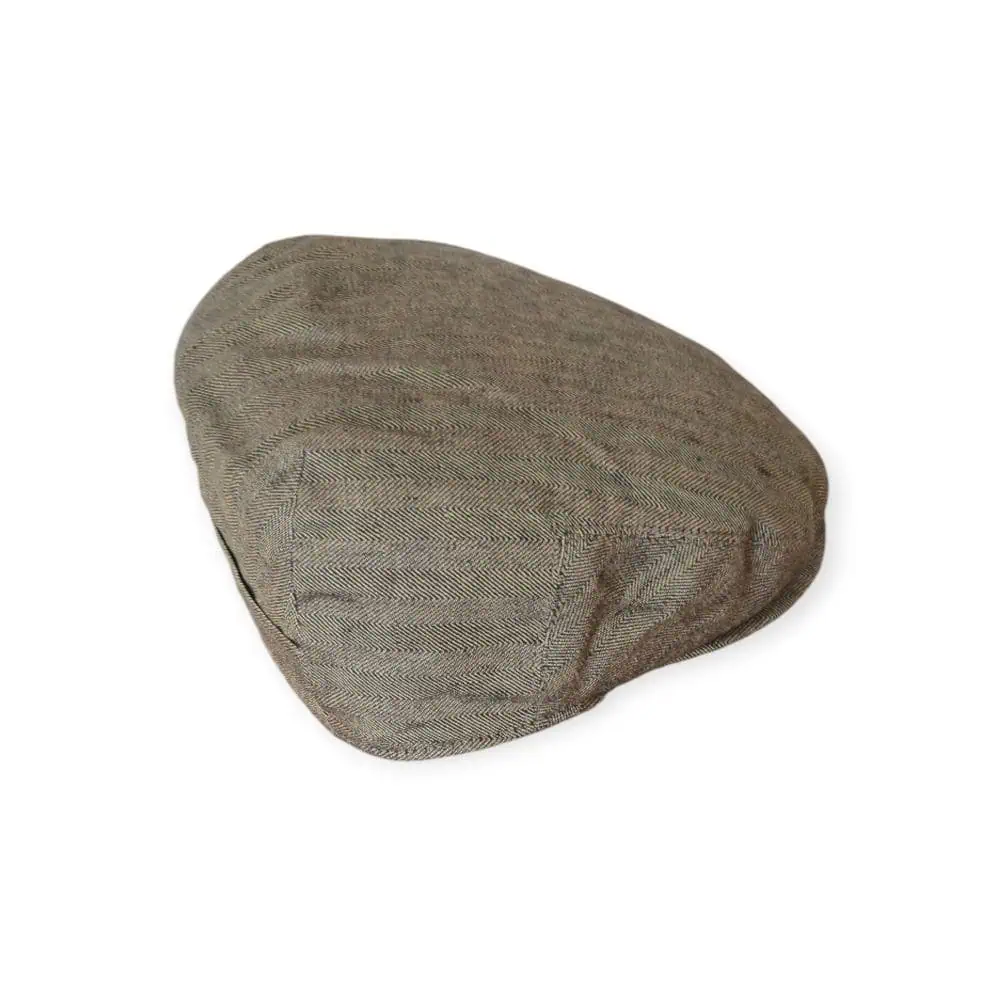 Irish Linen Dubliner Cap – Driftwood Brown - Hats | Caps | Clothing - Image 5